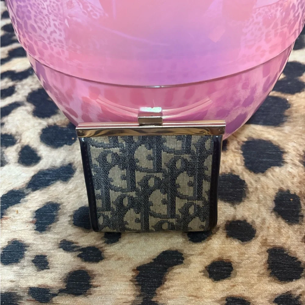 Christian Dior Vintage Trotter Oblique Canvas Coin Purse